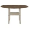 CoasterEssence 192818-S7 Sarasota - 7 Piece Drop Leaf Counter Dining Set - Rustic Cream