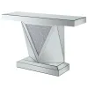 CoasterElevations 722509 Amore - Mirrored Acrylic Entryway Sofa Console Table - Silver