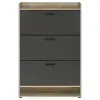 CoasterEveryday 950404 Denia - 3-Tier Engineered Wood Shoe Cabinet - Gray