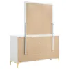 CoasterEveryday 224403M Kendall - 6-Drawer Dresser With Mirror - White