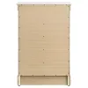 Coaster Fine Furniture 202445 Louis Philippe - 5-Drawer Bedroom Chest - White