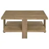 Coaster Fine Furniture 707718-S3 Dawn - 3 Piece Round Coffee And End Table Set - Mango Brown