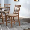 New Classic D4115-22 Putnam - Counter Chair (Set of 2) - Walnut