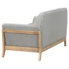 Coaster Fine Furniture 511072 Vaughn - Fabric Upholstered Flared Arm Loveseat - Gray