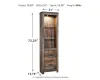 Ashley Furniture W446-24 Trinell - Pier - 2-drawers - Brown