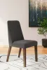 Ashley Furniture D615-02 Lyncott - Dining Uph Side Chair (Set of 2) - Charcoal / Brown