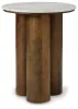Ashley Furniture A4000623 Henfield - Accent Table - Beige / Brown