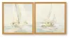 Ashley Furniture A8000458 Winbrook - Wall Art Set (Set of 2) - Gray / Tan / Gold Finish