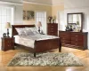Ashley Furniture B376/31/36/55/86 Ashley Furniture B376/31/36/55/86 Alisdair - 4 Pc. - Dresser, Mirror, Full Sleigh Bed - Dark Brown