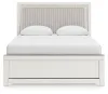 Ashley Furniture PCB3381B6 Zuraleus - Queen Upholstered Panel Bed - White