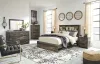 Ashley Furniture B211B16 Ashley Furniture B211B16 Drystan - Queen Panel Bookcase Bed - Brown / Beige