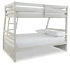 Ashley Furniture B742B16 Robbinsdale - Twin Over Full Bunk Bed With Storage - Antique White
