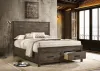 CoasterEveryday 222631KE Woodmont - Eastern King Storage Bed - Rustic Golden Brown