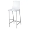 CoasterEssence 100295 Juelia - Bar Stools (Set of 2) - Chrome And Clear Acrylic