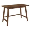 CoasterEssence 801095 Karri - 2 Piece Home Office Computer Desk And Chair Set - Walnut
