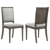 Coaster Fine Furniture 108622 Onslow - Upholstered Dining Side Chair (Set of 2) - Dark Brown