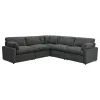 Coaster Fine Furniture 609530P Collins - 5 Piece Modular Power Reclining Sectional - Dark Gray