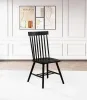 Coaster Fine Furniture 122502BLK Andrews - Windsor Spindle Back Dining Side Chair (Set of 2) - Black