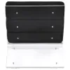 Coaster Fine Furniture 903162 Serreta - Boucle Upholstered Armless Acrylic Chair - Black