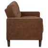 Coaster Fine Furniture 509972 Bowen II - Fabric Upholstered Track Arm Loveseat - Rust