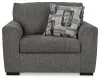 Ashley Furniture 5240423 Gardiner - Chair And A Half - Pewter