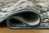 Ashley Furniture R407061 Leningston - 8' x 10' Washable Rug - Black / Cream / Blue