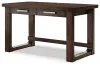 Ashley Furniture H556-44 Breckington - Home Office Desk - Dark Brown