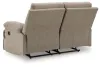 Ashley Furniture PC9140586 Side-Swipe - Reclining Loveseat - Mocha