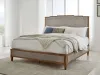 Ashley Furniture B895B7 Ashley Furniture B895B7 Sharlance - California King Upholstered Panel Bed - Light Brown