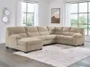 Ashley Furniture 24203S1 Ashley Furniture 24203S1 SimpleJoy - 3-Piece Sectional With LAF Corner Chaise - Sand