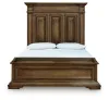 Ashley Furniture PCB949B4 Ashley Furniture PCB949B4 Frantanna - Queen Panel Storage Bed - Brown