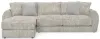 Jackson Furniture Industries 2306/73/75-01 Jackson Furniture Industries 2306/73/75-01 Bucktown - 2 Piece Sofa / LSF Chaise with Extra Thick Cuddler Seat Cushions - Parchment
