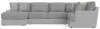 Jackson Furniture Industries 3480/75/30/72-18 Jackson Furniture Industries 3480/75/30/72-18 Titan - 3 Piece Sectional With Comfort Coil Seating And 9 Included Accent Pillows (Left Side Facing Chaise) - Moonstruck