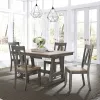 Liberty Furniture 62-CD-TRS Lindsey Farm - Trestle Table - Gray & Sandstone