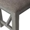 Liberty Furniture 131-C9001B Newport - Dining Bench - Smokey Gray / Carbon Gray