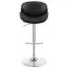 CoasterEssence 130504 Harris - Adjustable Bar Stool - Black And Chrome