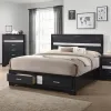 CoasterEveryday 206361KE Miranda - Wood Eastern King Storage Panel Bed - Black