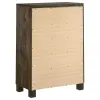 CoasterEveryday 222635 Woodmont - 5-Drawer Bedroom Chest - Rustic Golden Brown
