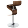 CoasterEssence 100396 Covina - Adjustable Bar Stool - Walnut