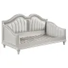 Coaster Fine Furniture 360121 Evangeline - Upholstered Twin Daybed - Silver Oak