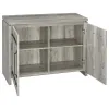 CoasterEveryday 950785 Enoch - 2 Door Engineered Wood Accent Cabinet - Gray Driftwood