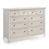 Intercon SM-BR-N8810-RWH-C Intercon SM-BR-N8810-RWH-C San Mateo - Dresser - Rustic White