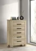 Coaster Fine Furniture 225105 Oakglen - 5-Drawer Bedroom Chest Of Drawers - Weathered Oak