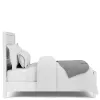 Riverside Furniture 30718-30719-30772 Rosalie - King Panel Bed - White
