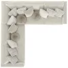 Jackson Furniture Industries 2235/36/31/59/37-16 Jackson Furniture Industries 2235/36/31/59/37-16 Ritzy - 5 Piece Modular Sectional - Bone