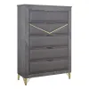 New Classic B1826-070 Symmetry - 5 Drawer Chest - Charcoal
