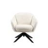 New Classic SAF60-AC-IVY Fleming - Boucle Swivel Lounge Chair - Ivory
