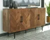 Ashley Furniture A4000308 PratTVille - Accent Cabinet - Brown
