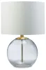Ashley Furniture L430744 Samder - Glass Table Lamp  - White