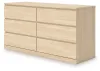Ashley Furniture EB9632-231 Ashley Furniture EB9632-231 Onita - Six Drawer Dresser - Natural